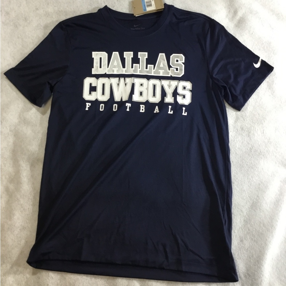 Nike Men’s Dallas Cowboys Navy Dri-FIT Tee SZ Medium NWT